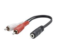 Adaptateur Jack 3,5mm - ERARD - 1583 - 2 RCA Mâle - Jack 3,5mm Femelle - 20 cm