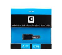Adaptateur Jack 3.5mm F/2.5mm M noir