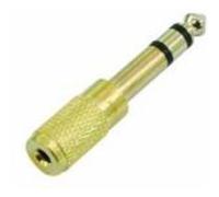 Adaptateur jack 3,5mm vers 6,5mm - stéréo