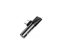 Baseus L41 Convertisseur Type C pour connecteur Type C + connecteur 3,5 mm Noir
