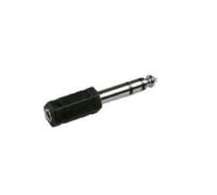 Adaptateur Jack 6.35 M - HEXAKIT - HA1746 - Noir - Jack 3.5 F - Audio