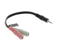 Adaptateur jack audio stéréo 1 mâle 2 femelles