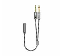 Adaptateur jack femelle ou mâle 3.5mm Aisens A128-0417 25 cm