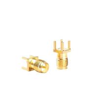 Adaptateur Jack femelle SMA SMA-KE/KWE/KHD mâle, bord à souder PCB, connecteur en cuivre RF à montage droit à angle droit, 2 pièces(MULTI)