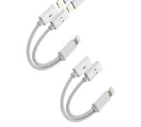 Adaptateur Jack Lightning pour iPhone (2 Pack) Casque Chargeur Dongle Audio Microphone Accessoires pour Apple 14 13 12 Pro Max pour iPad Câble Aux Voiture Casques Connecteur