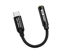 Adaptateur jack - Type-C prise jack 3,5 mm haute fidélité | Adaptateur stéréo réduction du bruit, adaptateur casque pour haut-parleurs, appareils audio
