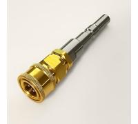 Adaptateur Kränzle D12 vers raccord rapide IG 3/8" - Acier inoxydable et laiton - Adaptateur haute pression 250 bar - Raccord rapide pour accessoires de nettoyeur haute pression Kränzle M&M Smartek