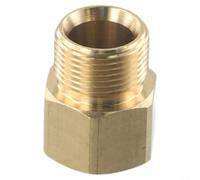Adaptateur Laiton pour m22 15mm pour vers pour m22 14mm pour kärcher | Laiton , conversion pour m22 15mm mâle pour vers 14mm femelle, pour idéal pour kärcher, résiste haute pression