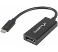Adaptateur Lanberg Ad-Uc-Dp-01 Usb Plug Type C Plug To Socket 15 Cm