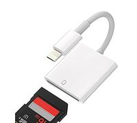 Adaptateur Lecteur Carte SD Mémoire Externes iPhone Lightning Jack Accessoire Appareil Photo Switch Caméra SD Card Reader Connecteur pour Apple 14 13 12 11 Pro Max Mini 7 8 Plus X Se XS XR Ipad Air