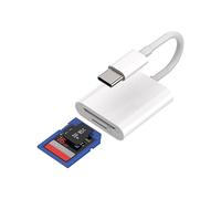 Adaptateur Lecteur Carte SD Micro SD(2 in 1) Apple iPhone15 Pro Max Plus iPad Pro USB C Mémoire Externes Macbook SD Card Reader Adapter Type C Cable Compatibles pour Samsung Huawei Xiaomi Redmi