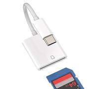 Adaptateur Lecteur Carte SD USB C Type Mémoire Externes Thunderbolt 4 SD Card Reader Adapter Compatibles pour Samsung Huawei Xiaomi Redmi Apple iPhone 15 Pro Max Plus iPad Pro Air Mini Macbook