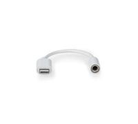 Nedis CCGB39950WT01 câble Lightning 0,1 m Blanc