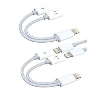 Adaptateur Lightning Double Jack Écouteurs Chargeur Adaptateur (2 Pack) pour iPhone 14 Câble Audio Certifié MFI pour Apple Connecteur AUX Auxiliaire pour iPad Casque Microphone Voiture Accessoires