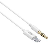 Adaptateur Lightning/Jack 3,5 CELLULARLINE aux-in vers MFi blanc