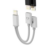 Adaptateur Lightning Jack Casque 2 en 1 Rapide Charge Câble Aux Accessoires pour Apple iPhone 14 13 12 11 Pro Max 7 8 Plus X SE XS XR pour iPad Air Écouteurs Écouteurs Chargeur Répartiteur Headphones