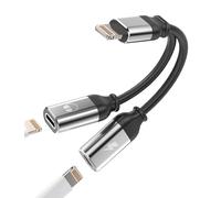 Adaptateur Lightning Jack Casque Chargeur Accessoires Câble Aux Écouteurs Charge Répartiteur Casque Prise pour Apple iPhone 14 13 12 11 Pro Max 7 8 Plus X SE XS XR Pour iPad Air