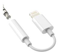 Adaptateur Lightning Jack pour iPhone 14 Pro Max Cable Prise Ecouteur Filaire vers 3.5mm Audio Casque AUXiliaire Voiture Autoradio Téléphone pour Apple pour iPad Adapter Accessoire Dongle MFI Certifié