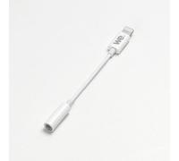 WE Connect – Adaptateur Lightning mâle vers jack 3,5 mm femelle – Certifié MFI – Blanc