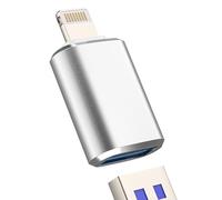 Adaptateur Lightning OTG 3.0 Cable Pour iPhone14 13 12 Pro Max Vers USB Femelle Jack Certifié Pour Apple MFI USB-A Carte Lecteur Clé Photo Caméra Fichiers Pour iPad Adapter Externe Appareil Connecteur