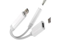 Adaptateur Lightning pour iPhone 14 Pro Max vers Prise Casque 3,5 mm Câble Audio AUX Voiture Splitter Chargeur MFi Certifié pour Apple Connecteur de Charge Adaptateur pour iPad Pro Dongle Accessoires