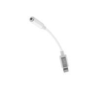 T'nB Adaptateur Lightning vers Jack 3,5 mm Femelle 10 cm Blanc