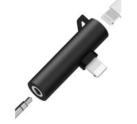 Adaptateur Lightning vers Casque 3,5 mm pour iPhone 14 13 Pro Max Port de Charge Jack Audio AUX Splitter Câble Certifié pour Apple MFi pour iPad Pro Adaptateur Écouteurs Charge Connecteur Accessoires