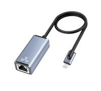 Adaptateur Lightning vers Ethernet, certifié MFi, adaptateur réseau LAN Lightning vers RJ45 avec port de charge