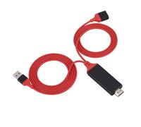 Adaptateur Lightning vers HDMI pour iPhone, iPad et iPod, adaptateur AV numérique certifié MFi avec résolution Full HD 1080p, duplication d'écran