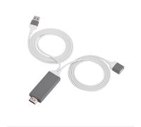 Adaptateur Lightning vers HDMI pour iPhone, iPad et iPod, adaptateur AV numérique certifié MFi avec résolution Full HD 1080p, duplication d'écran