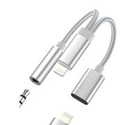 Adaptateur Lightning vers jack 3,5 mm pour iPhone 14 13 Pro Max - Câble audio auxiliaire pour connexion Apple - Câble auxiliaire - Convertisseur de voiture - Chargeur pour iPad - Prise casque