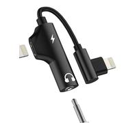 Adaptateur Lightning vers Jack 3.5mm Et Chargeur pour Apple pour IPhone 14 pour IPad Connecteur Casque écouteurs Prise AUXiliaire Audio Splitter Câble Téléphone Appareil Accessoires Voiture Musiques