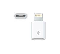 Adaptateur Lightning Vers Micro-Usb Femelle pour Apple iphone 5, 6, 7 - Blanc S033C