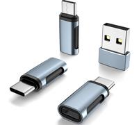 Adaptateur Lightning Vers Usb C, 3 Adaptateurs Lightning Vers Usb B B, Charge Rapide Et Transfert De Données; Compatible Avec L'iphone 15/15 Plus / 15 Pro, La Fonction Otg N'est Pas Prise En Charge.