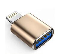 Adaptateur Lightning vers USB pour Appareil Photo, câble USB 3.0 OTG pour iPhone/iPad pour connecter Un Lecteur de Cartes, Une clé USB, Un Disque U, Un Clavier, Une Souris, des concentrateurs