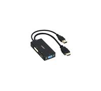 Adaptateur - LINDY - Convertisseur HDMI vers DP/DVI/VGA - Ultra HD 4K - Plug & Play - Multi-usage