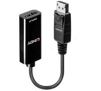 Adaptateur - LINDY - DisplayPort vers HDMI - UHD 4K - 15cm - Passif