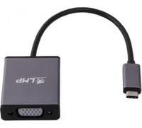 Adaptateur LMP-USB-C vers VGA, USB-C 3.1 vers VGA, boîtier aluminium, gris espace