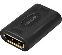LogiLink Adaptateur DisplayPort AV – 1x DisplayPort vers 1x DisplayPort – noir