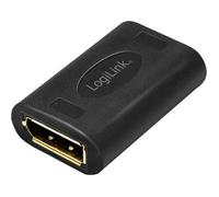 LogiLink Adaptateur DisplayPort AV – 1x DisplayPort vers 1x DisplayPort – noir