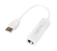 Adaptateur LogiLink USB 2.0 vers Fast Ethernet RJ45, UA0144B