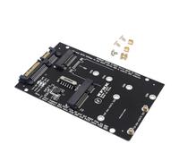 Adaptateur M.2 NGFF MSATA vers Sata 2.5 pouces, carte de conversion 2 en 1 pour ordinateur portable