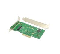 Adaptateur M.2 NGFF PCIe 4 voies SSD vers PCIE 3.0x4 et NGFF vers SATA pour Samsung xp941 LITE-ON IT M6E avec support de profil bas Nipseyteko