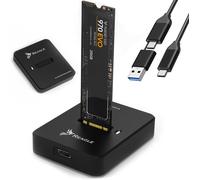 Adaptateur M.2 Nvme & Sata Ssd, Usb-C 3.2 Gen 2, 10 Gbps, Montage Sans Outil, Prise En Charge De La Station D'Accueil Pour 2230/2242/2260/2280, Plug And Play