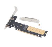 Adaptateur M.2 NVME vers PCIe 3.0 X 16, Carte D'extension NVME SSD vers PCIe, Adaptateur PCI Express vers M.2 Professionnel Efficace avec Déflecteur Demi-Hauteur pour Ordinateur