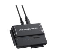 Adaptateur M.2 NVMe Vers USB3.1 10Gbps Plug Direct 2.5 3.5 Pouces IDE SSD pour SSD M2 2230 2242 2280 22110 EU-PLU