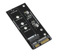 Adaptateur M.2 SATA Adaptateur M2 Vers SATA Adaptateur M.2 Vers SATA Convertisseur M.2 NGFF Carte SATA3 2,5 Pouces Clé B pour SSD
