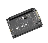 Adaptateur M.2 SSD vers 2.5in SATA, NGFF Adapter haute performance 22pin Plug and Play B Key, Convertisseur SATA pour ordinateur de bureau portable, NAS, extension de stockage haut