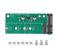 Adaptateur M.2 SSD vers SATA 2,5 Pouces, Convertisseur M.2 NGFF vers SATA III 22 Broches, Prise en du SSD M2 2280 2260 2242 2230mm avec Une Vitesse de 6 Gbit/s pour Ordinateur