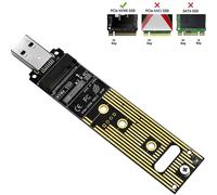 Adaptateur M.2 SSD vers USB 3.1, carte de conversion interne NVME Portable haute Performance, échange à chaud, PCI-E pour 2242/2260/2280